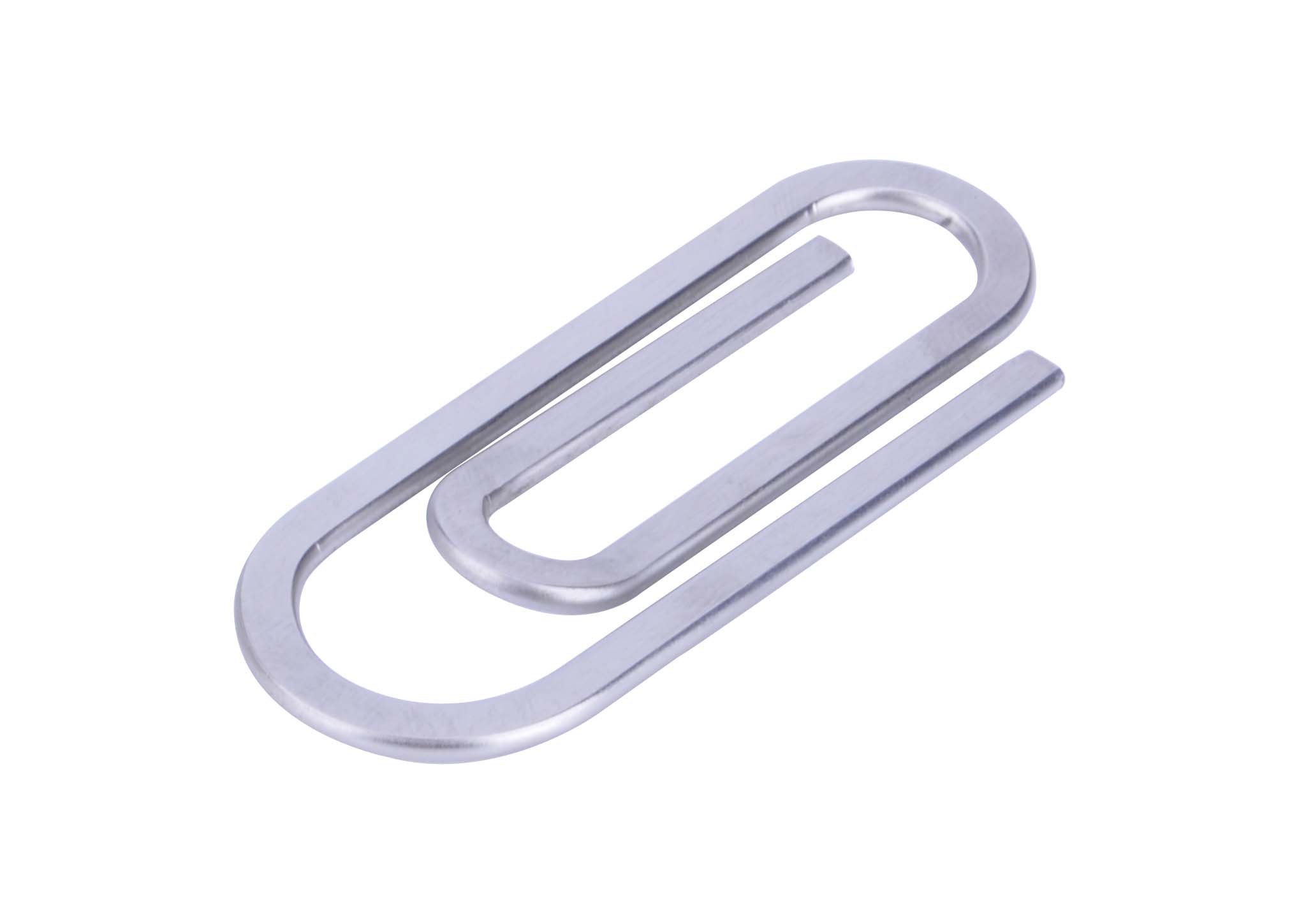 マネークリップ 金属製ペーパークリップ型マネークリップ