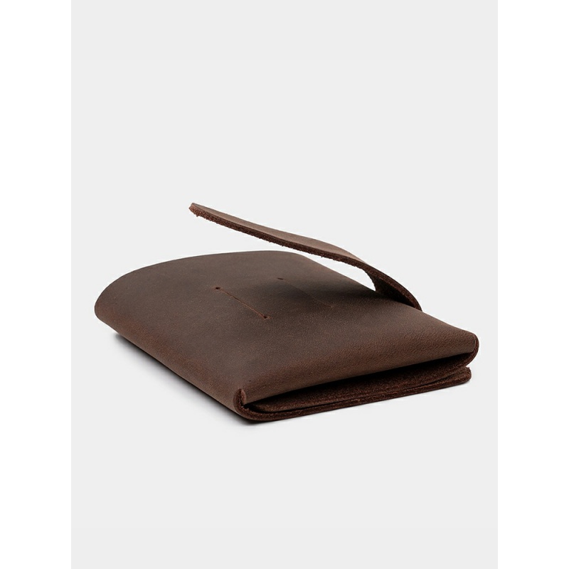 マネークリップ 本革製薄型二つ折りマネークリップ財布