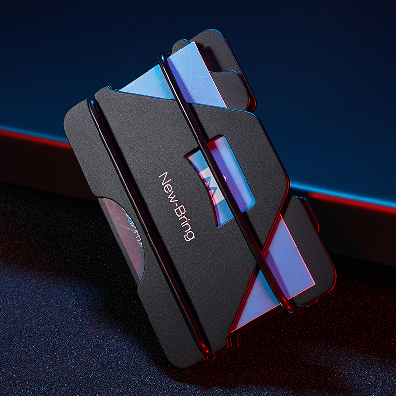 マネークリップ 超薄型金属製多機能マネークリップ財布