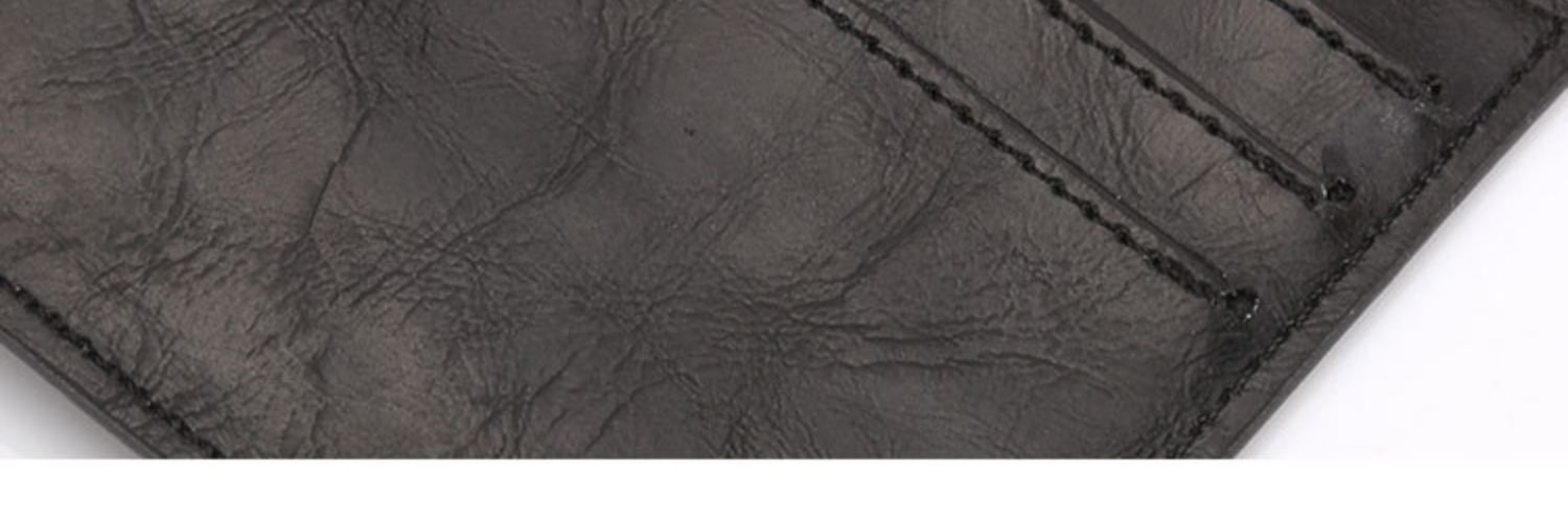 マネークリップ 薄型本革二つ折りマネークリップ付き札入れ