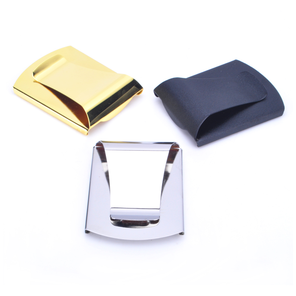 マネークリップ 洗練された金属製二つ折り札挟み