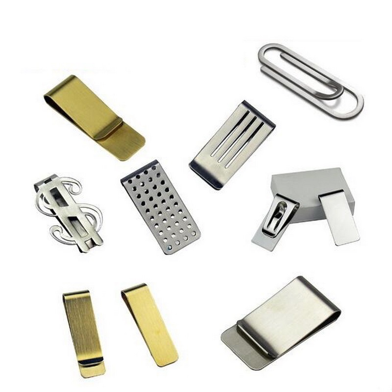 マネークリップ 多彩なデザイン金属製マネークリップ各種セット
