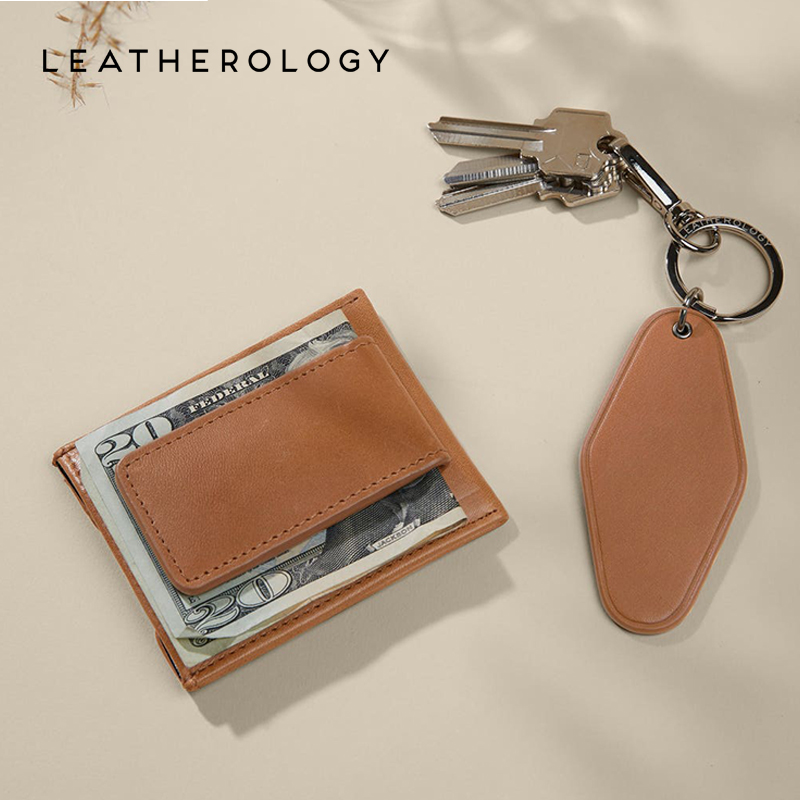 マネークリップ 本革製薄型マネークリップ カードケース付き財布