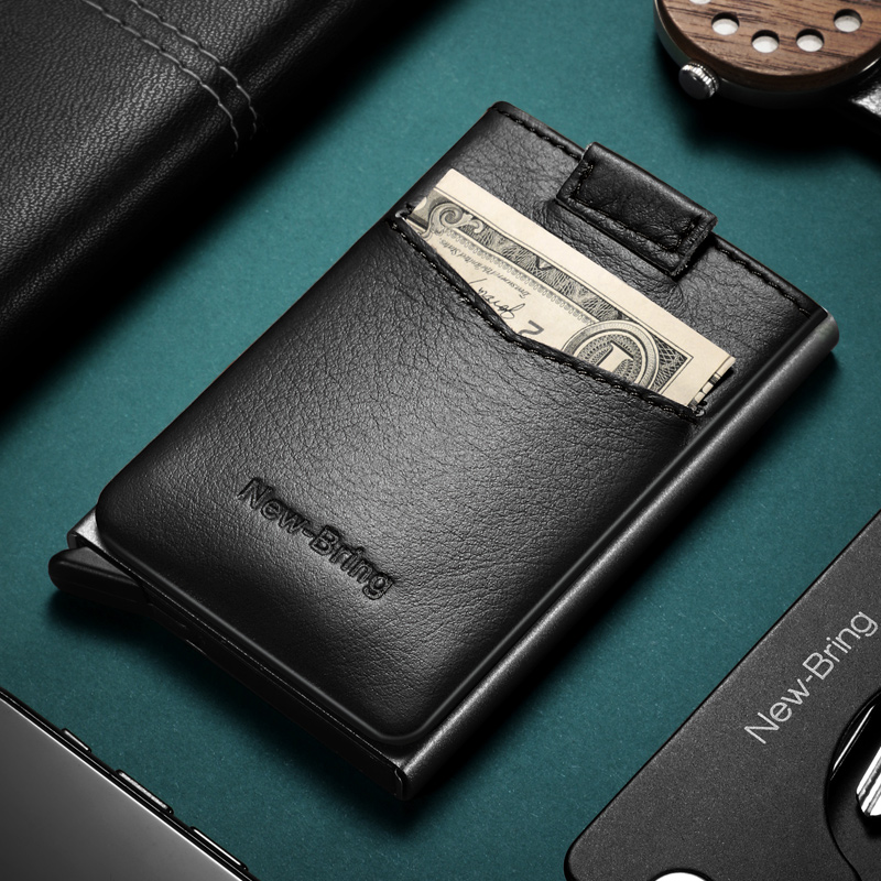 マネークリップ 級感のある本革素材を使用スタイリッシュなマネークリップ機能