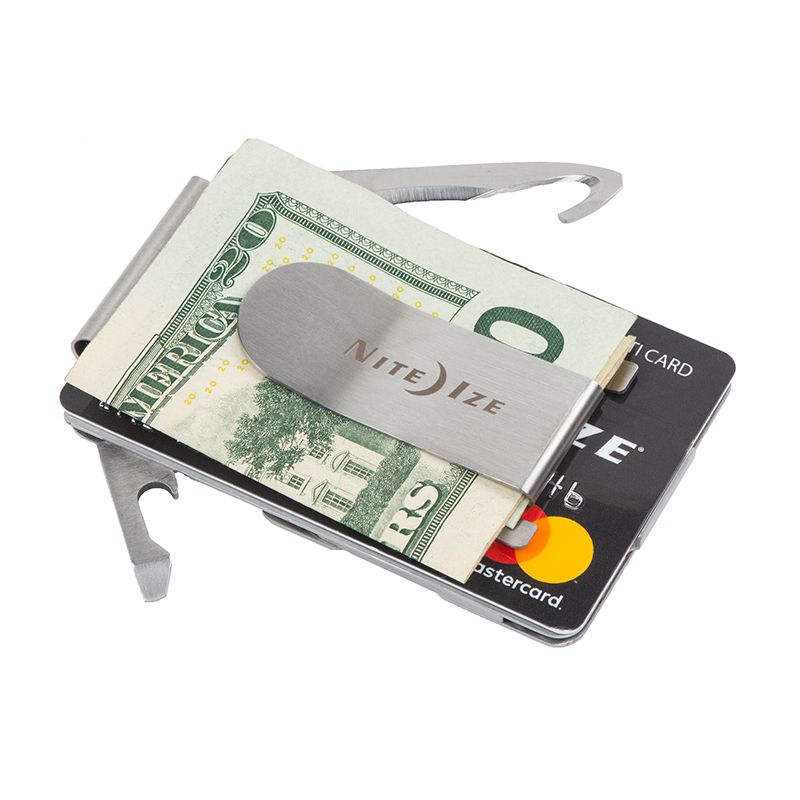 マネークリップ 高級感あふれるステンレス製の質感