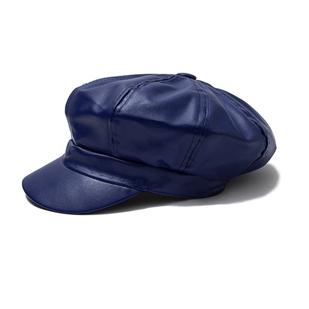 合皮キャスケット レディース マリン風帽子
