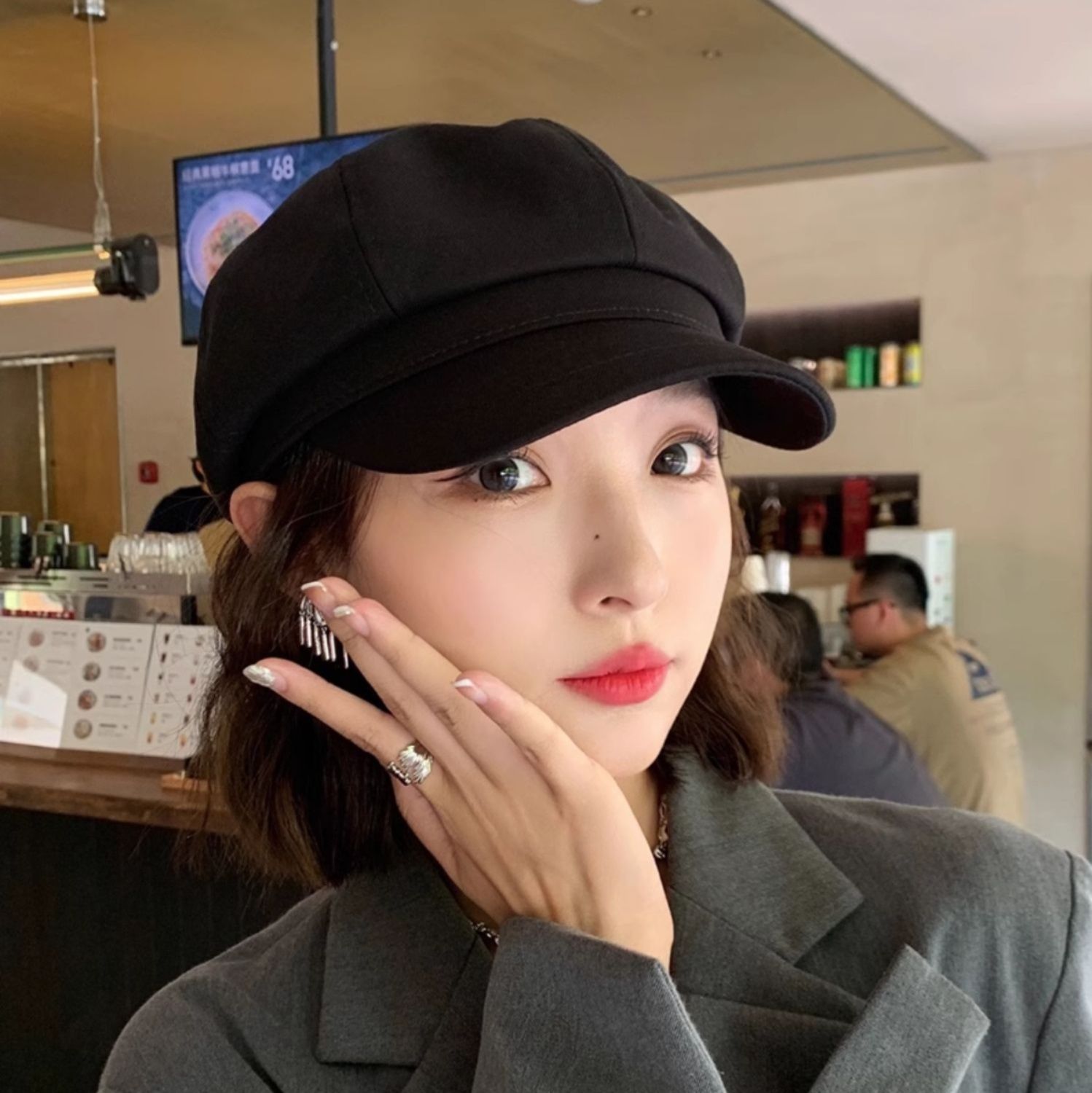 キャスケット 優美リネンキャスケット