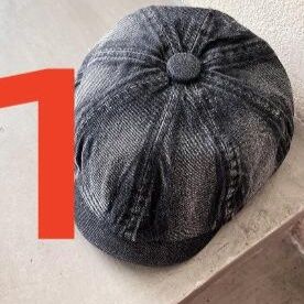 新作男女兼用日系デニムキャスケット帽子