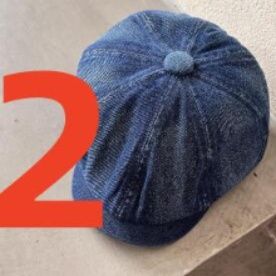 新作男女兼用日系デニムキャスケット帽子