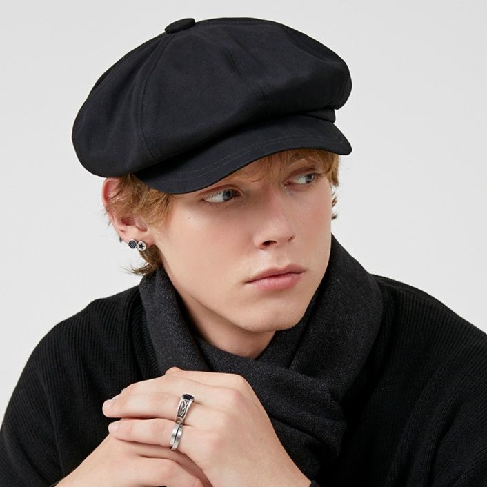 八方はぎ綿素材クラシックキャスケット