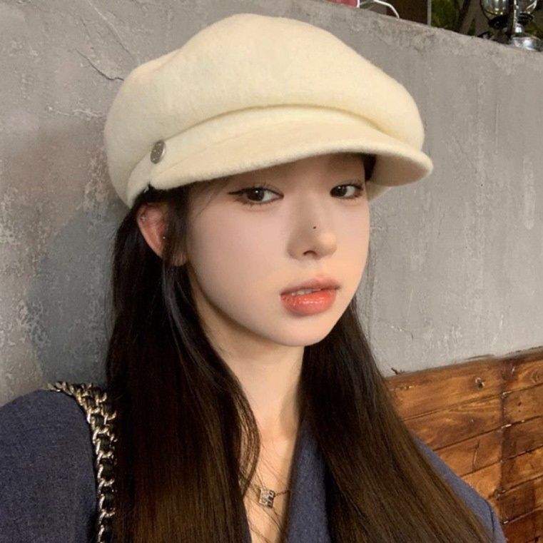 キャスケット ふんわりウール素材の上品キャスケット