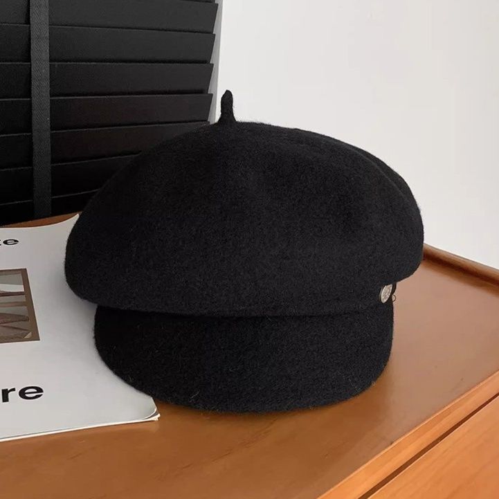 キャスケット ふんわりウール素材の上品キャスケット