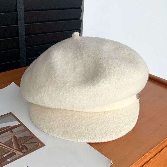 キャスケット ふんわりウール素材の上品キャスケット