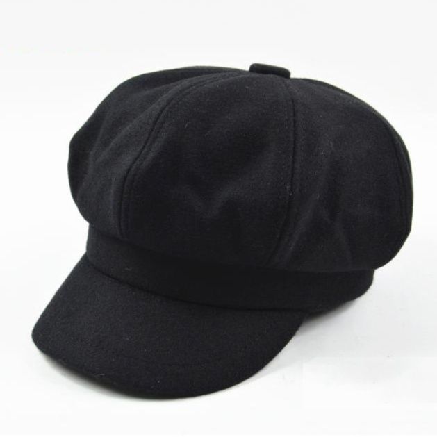 キャスケット ウール素材の上品クラシックキャスケット帽