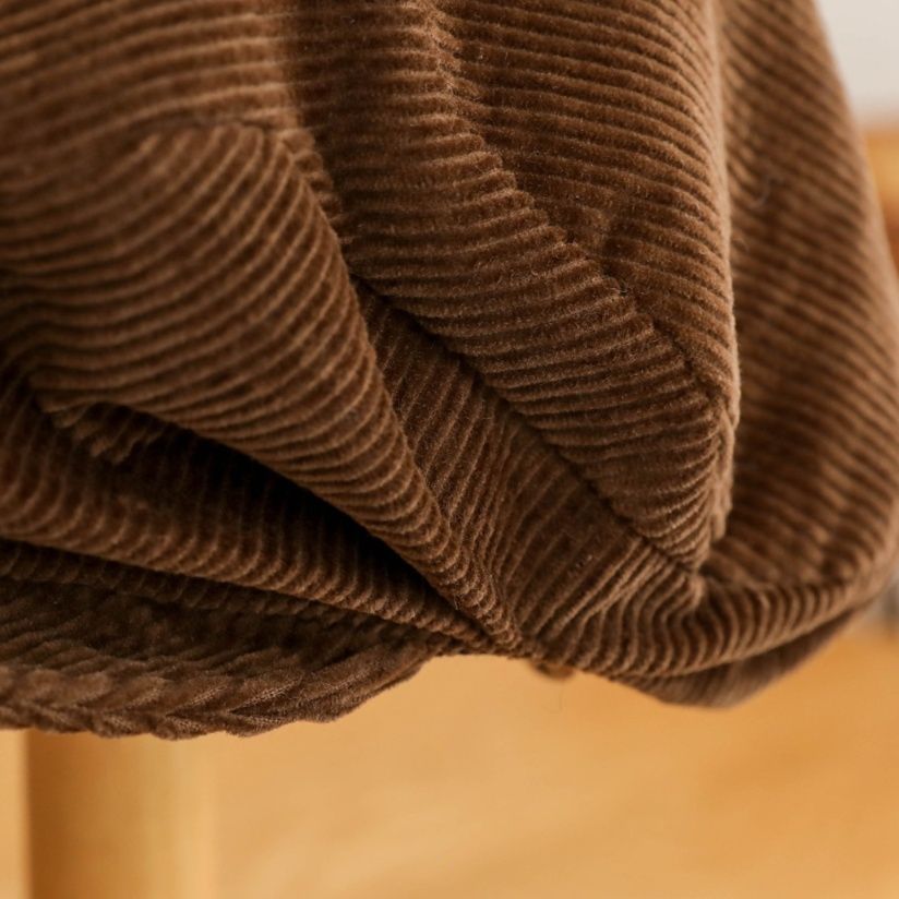 キャスケット コーデュロイ素材のボリュームキャスケット