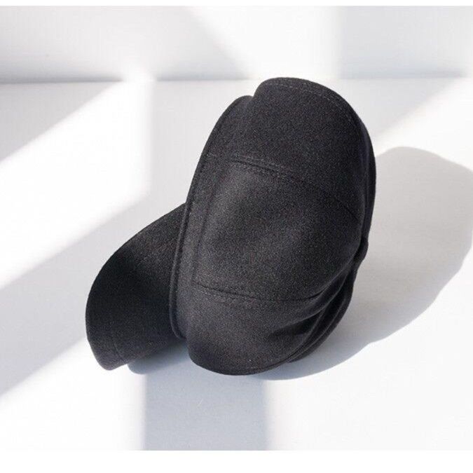 キャスケット ウール混紡八角キャスケット帽子