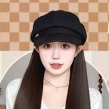  八角シルエットウールキャスケット