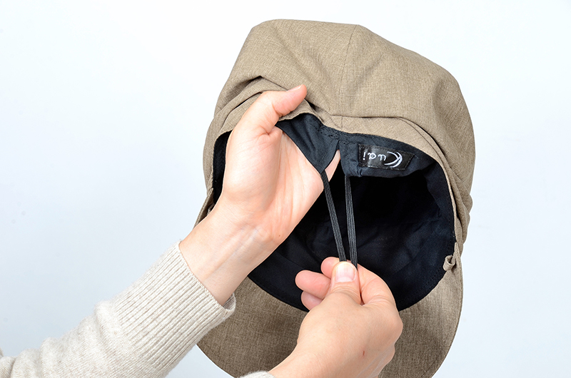 小顔効果 紫外線対策 洗える小つばキャスケット