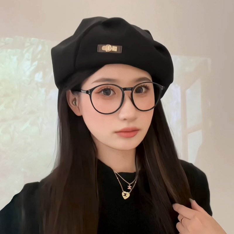 ボリュームたっぷり八角ウールキャスケット