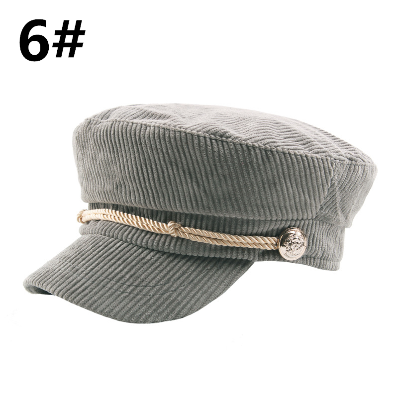 秋冬新作 キャスケット レディース コーデュロイ 小顔効果 暖かい帽子