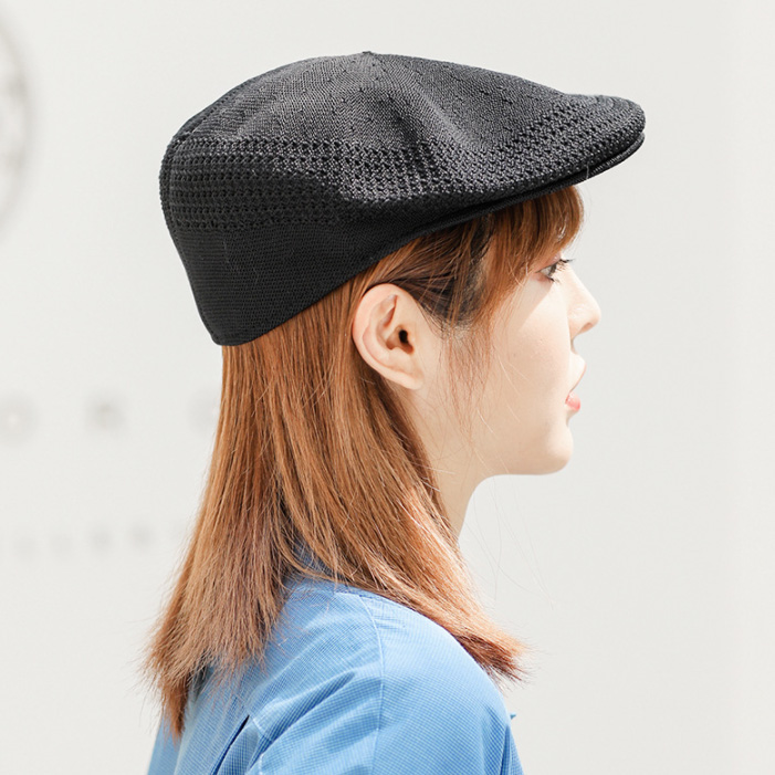 レディース ベレー帽 キャスケット 無地 通気性抜群 春夏秋