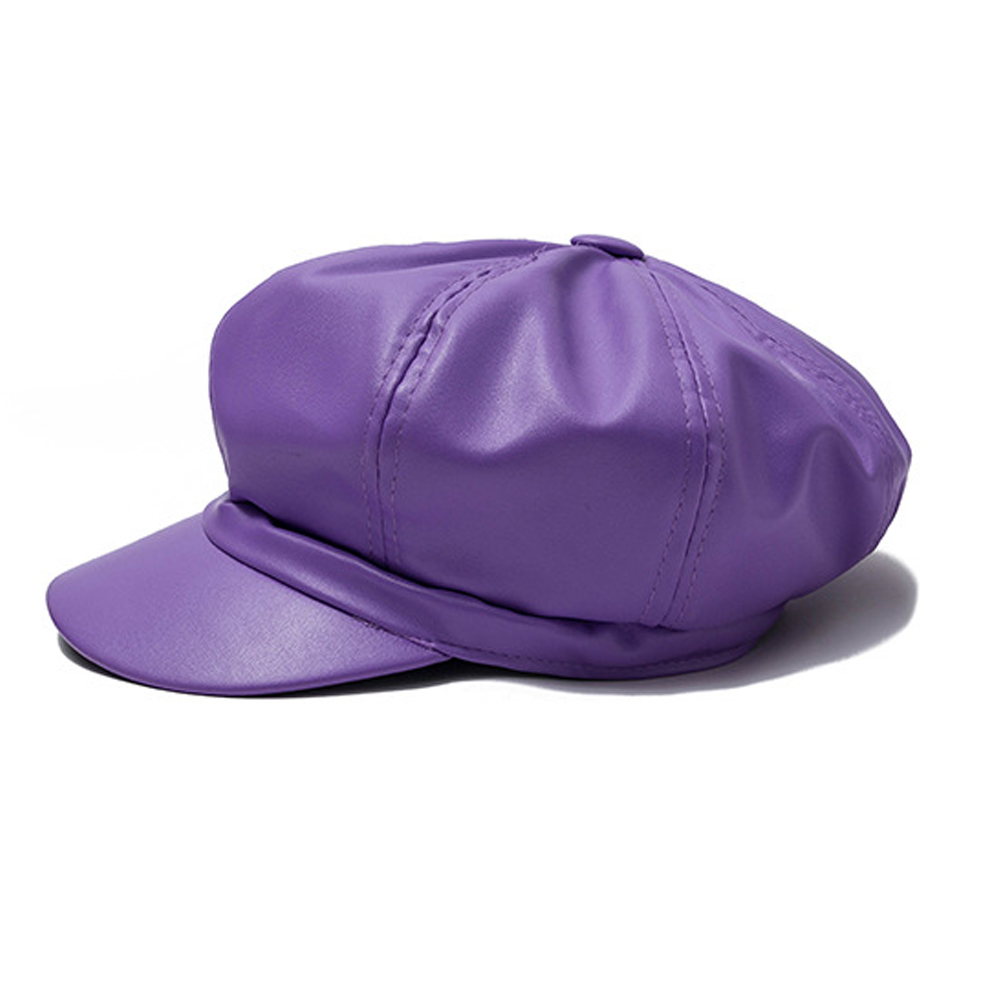 合皮キャスケット レディース マリン風帽子