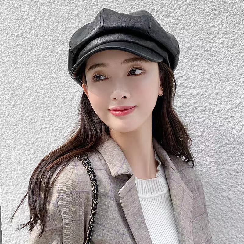 キャスケット レザーキャスケット 八枚はぎ帽子