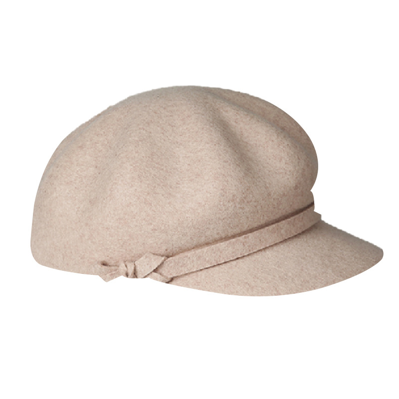 キャスケット 上質ウール素材の八角キャスケット帽子