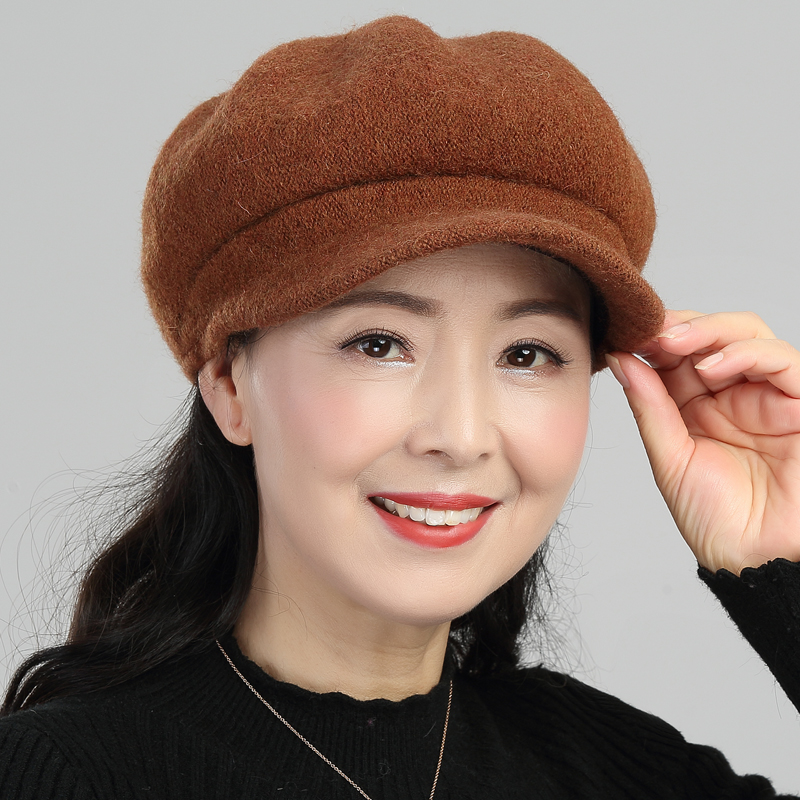 キャスケット やわらか包み込むウール帽子