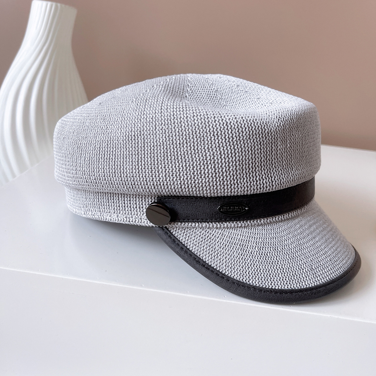 ウール素材キャスケット帽子 韓国風レディース