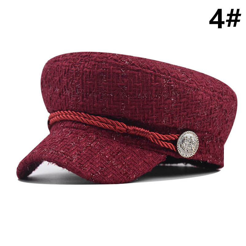 キャスケット マリン帽子 つば広 小顔効果 女性用