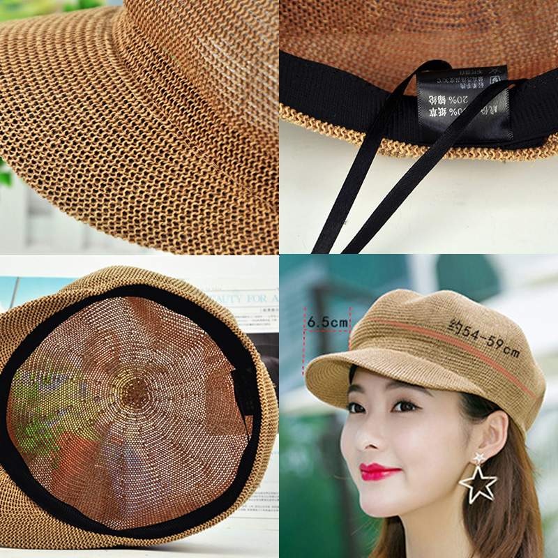 通気性抜群ペーパーキャスケット帽子紫外線対策小顔効果