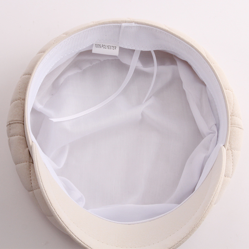 秋冬新作 レディース キルティング キャスケット 防寒帽子