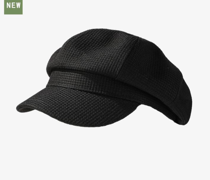 新作レディース格子柄キャスケット帽子