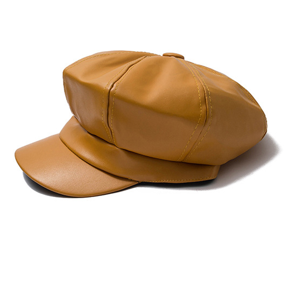合皮キャスケット レディース マリン風帽子