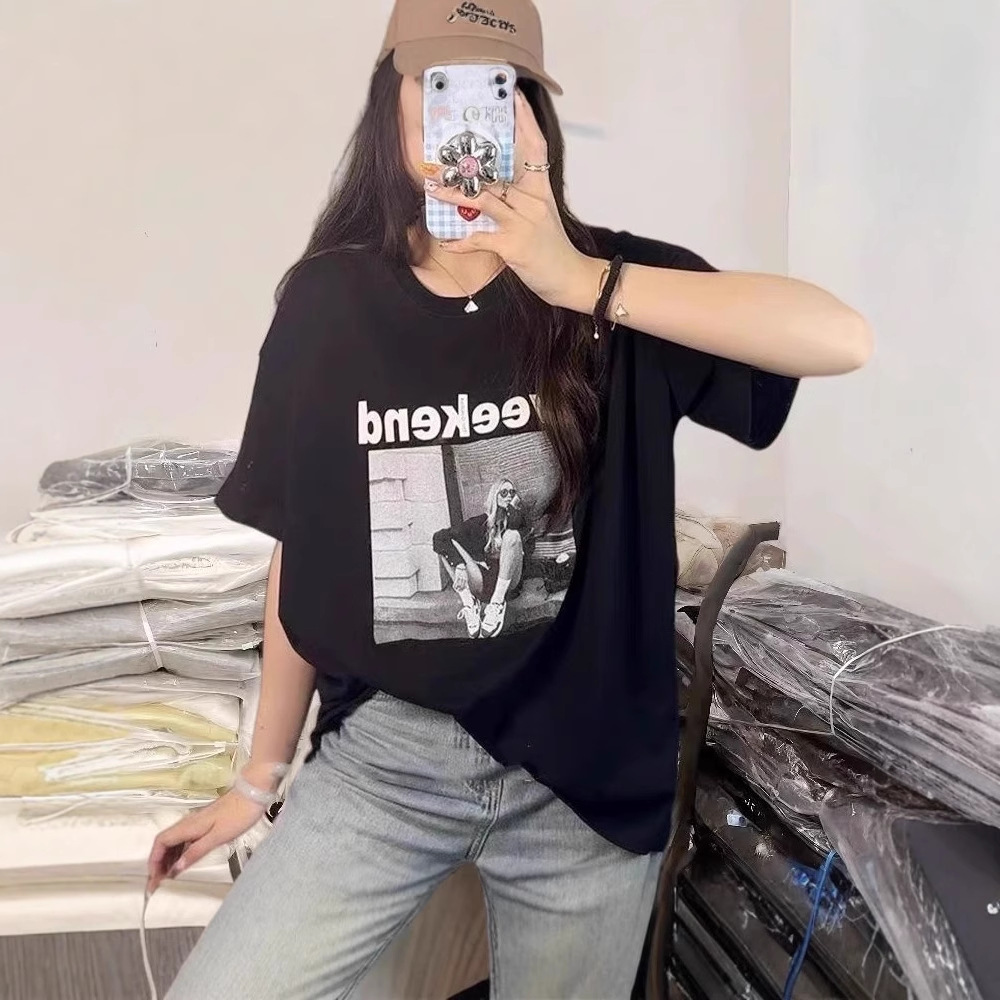カジュアルコーデ フォトプリント半袖Ｔシャツ