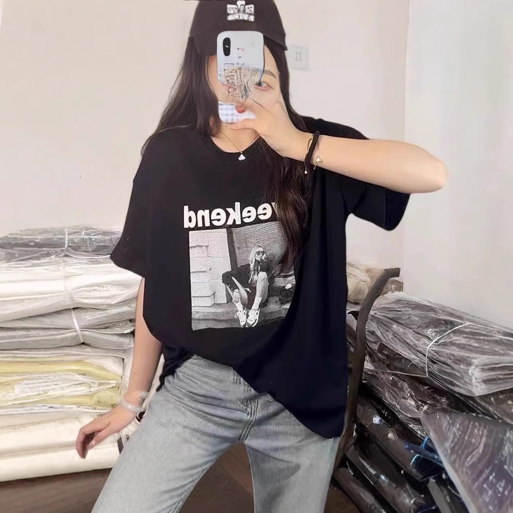 カジュアルコーデ フォトプリント半袖Ｔシャツ