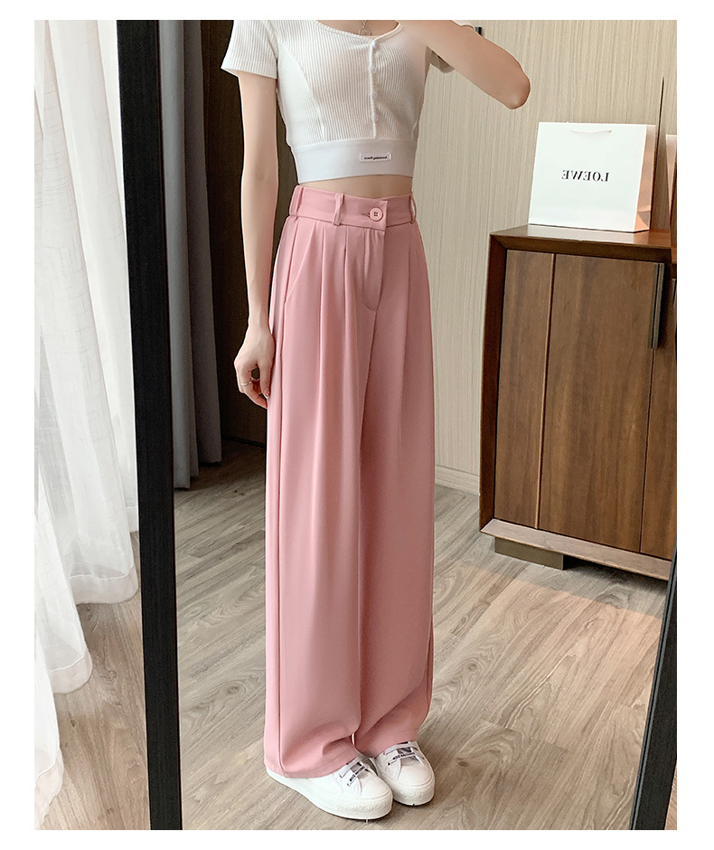 カジュアルコーデ ゆったりワイドストレートパンツ