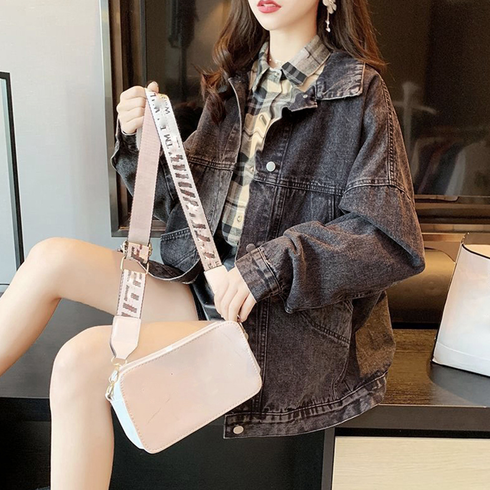 カジュアルコーデ デニムジャケット レディース ゆったり羽織ジャケット