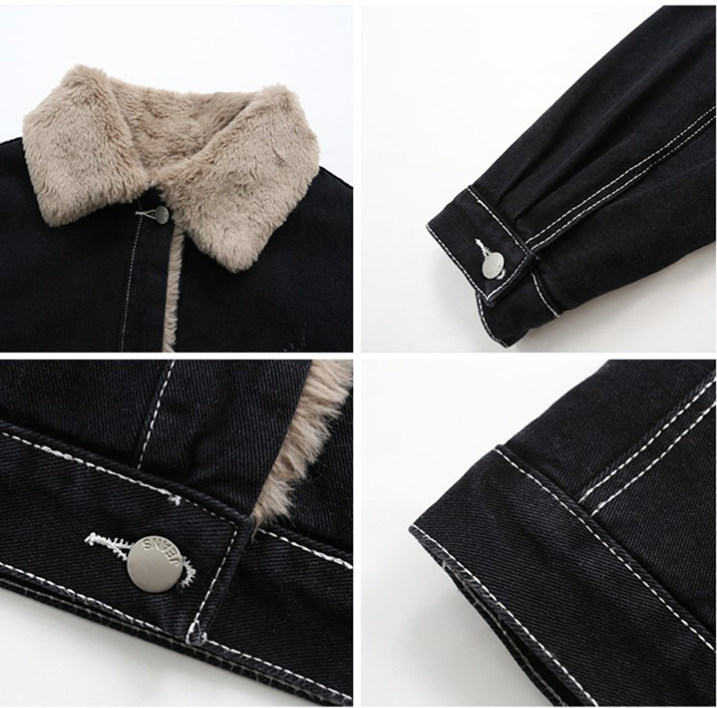 カジュアルコーデ 裏起毛デニムジャケット レディース 防寒アウター ミディアム丈