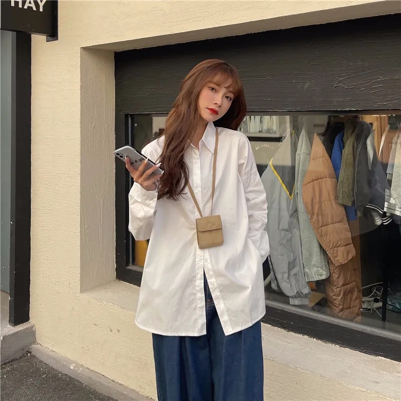 カジュアルコーデ こなれ感ゆるシルエットシャツ