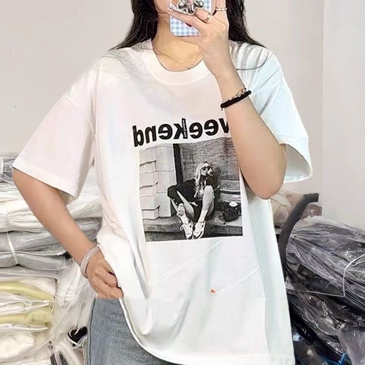 カジュアルコーデ フォトプリント半袖Ｔシャツ
