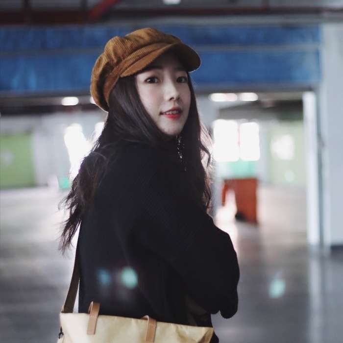 クラシカル ウール混キャスケット帽