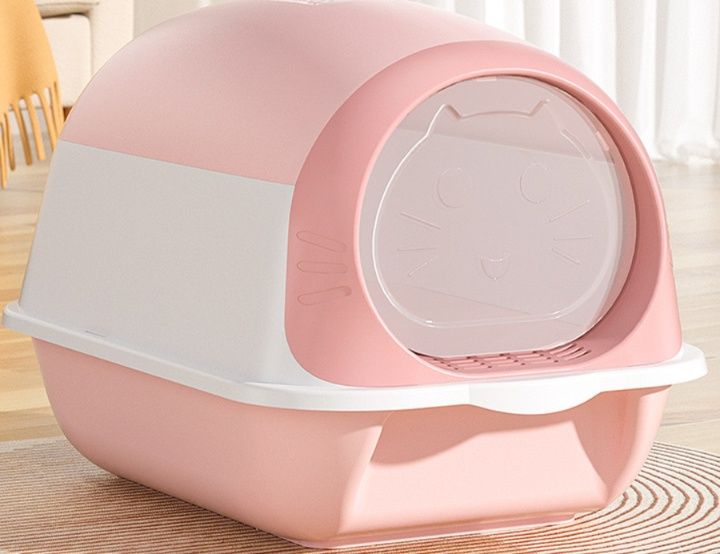 猫トイレ 全封鎖型大容量猫トイレ消臭除菌システム
