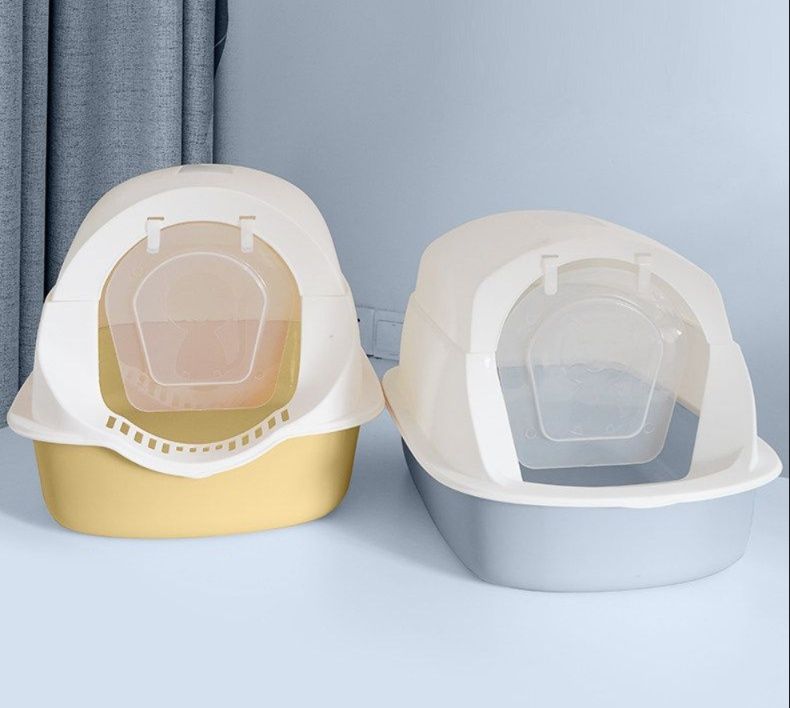 猫トイレ 大型通気窓付きドーム型猫トイレ