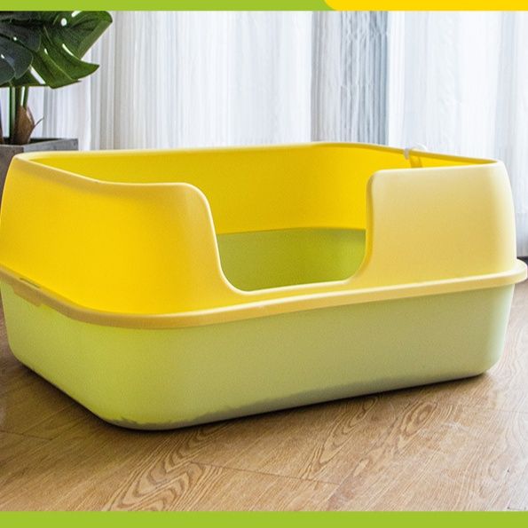 猫トイレ 開放式大型猫用トイレ専用砂かきスコップ付き