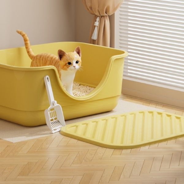 猫トイレ 安全素材の小型猫トイレ専用スコップ付き