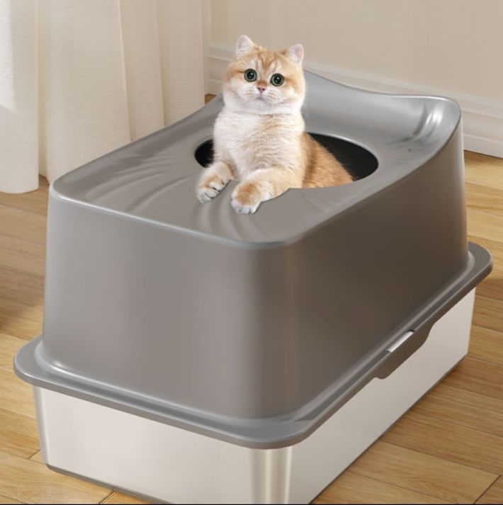 猫トイレ 上から入る全包囲　ドーム型