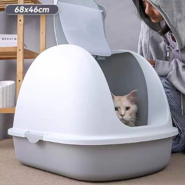 猫トイレ 大型巨型　ドーム型　専用砂箱