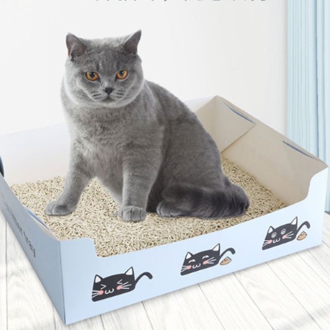 猫トイレ 厚手紙製使い捨て猫トイレトレー